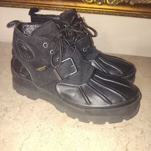 Polo by Ralph Lauren Black Waterproof Boots